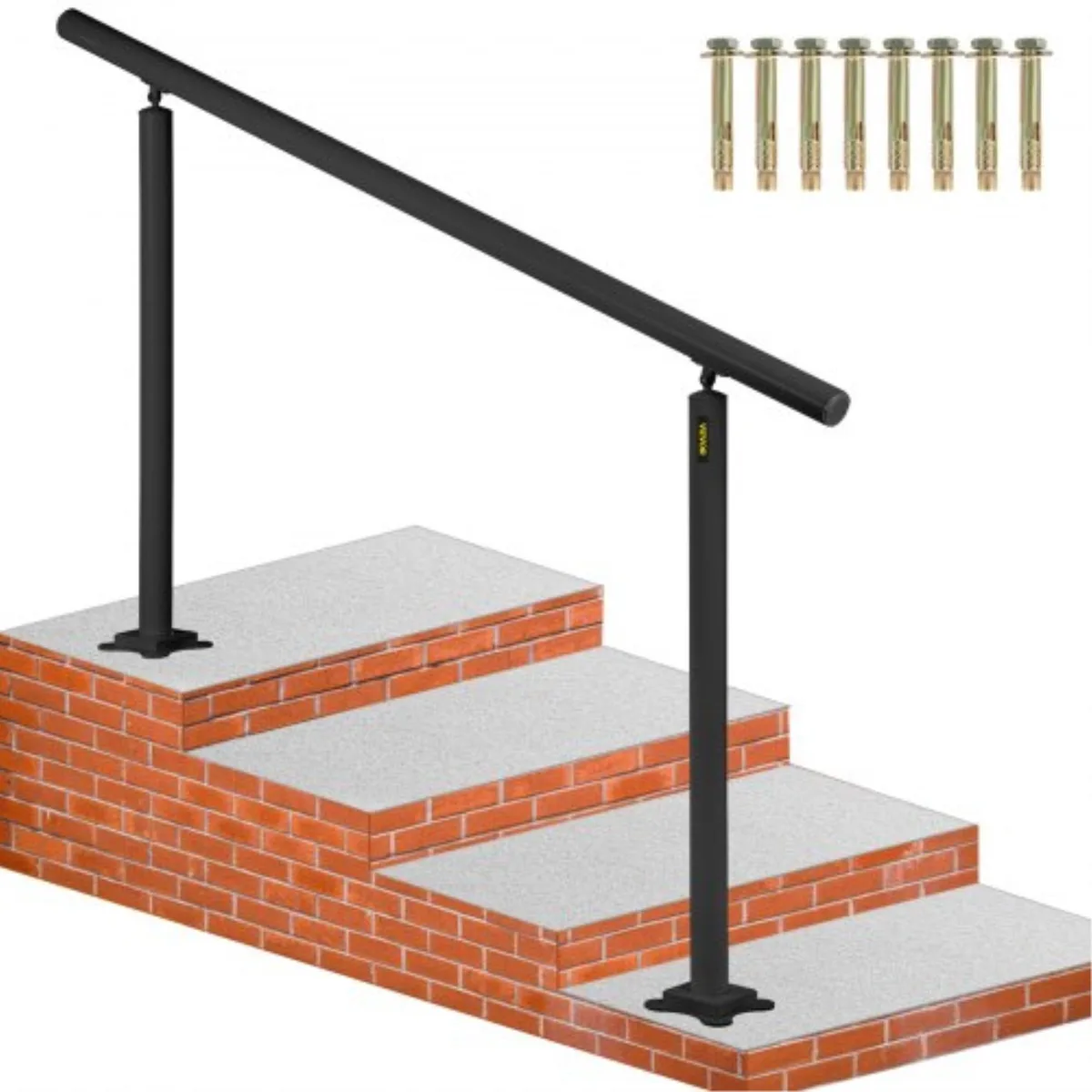 VEVOR VEVOR VV-LVSSYZLTFS-HS5F 5 ft Adjustable Stair Railing Kit 0-5 Steps 155 lbs — product photo