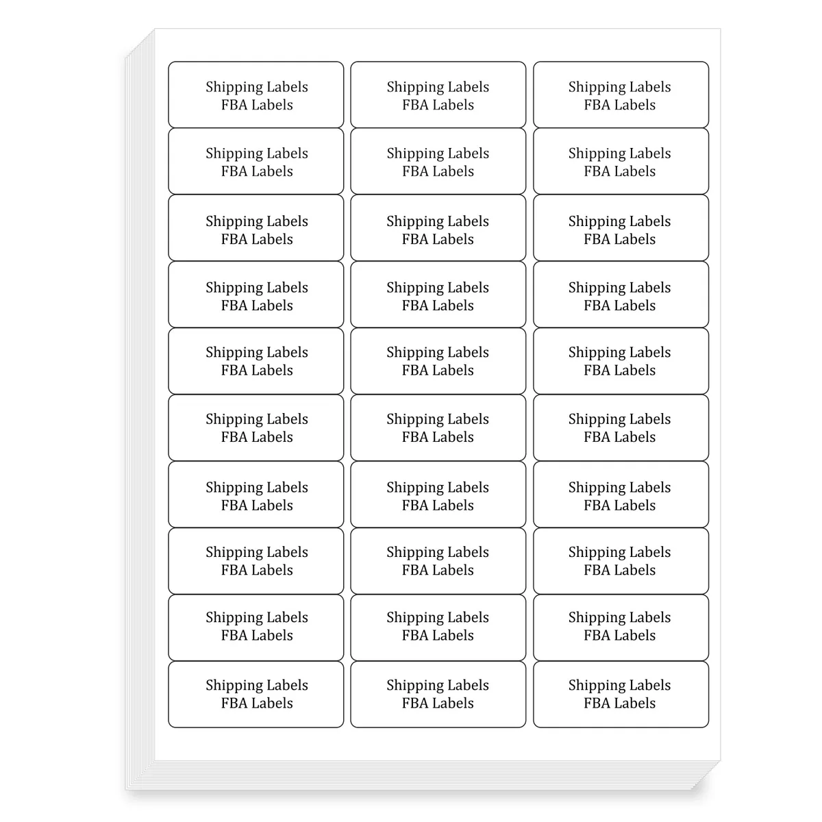  FungLam A4-30-30 1" x 2-5/8" 30 sheets 900 labels paper — product photo