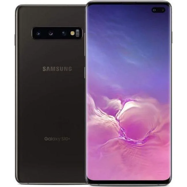SAMSUNG SAMSUNG Galaxy S10+ 128GB Ceramic Black cell phones - unlocked — product photo