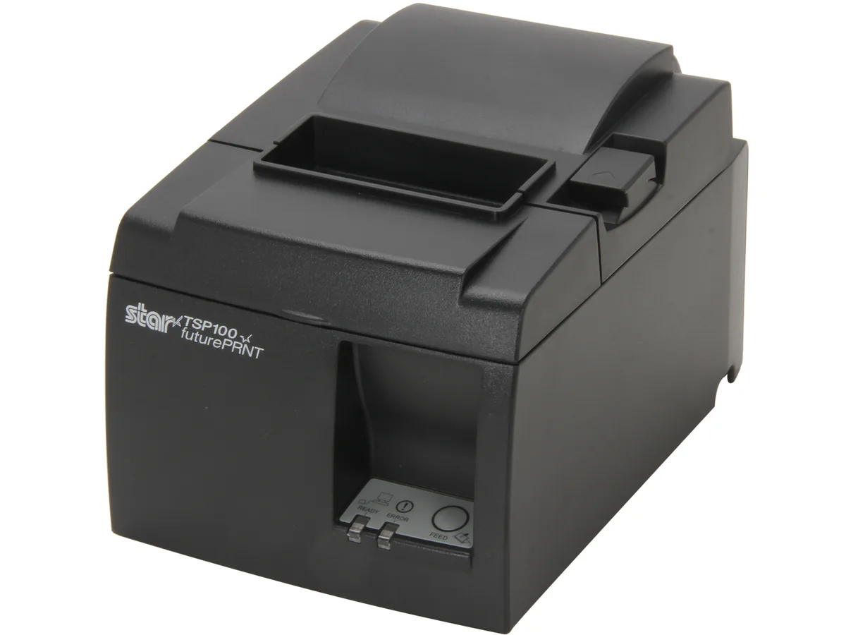 Star Micronics Star Micronics TSP143LAN 39463110 Ethernet Thermal Receipt Printer Gray — product photo