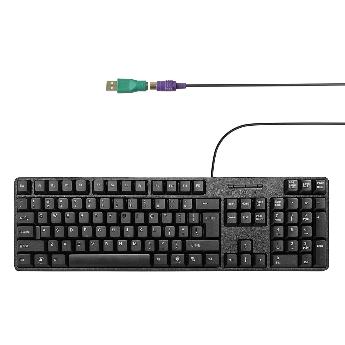  YORUNOHOSHI 104 Keys Gaming Keyboard Water Resistant Black — product photo