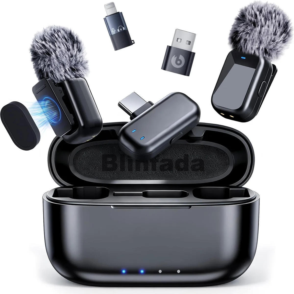  Blinfada WLMF-R27B Dual Wireless Lavalier Microphone Kit — product photo