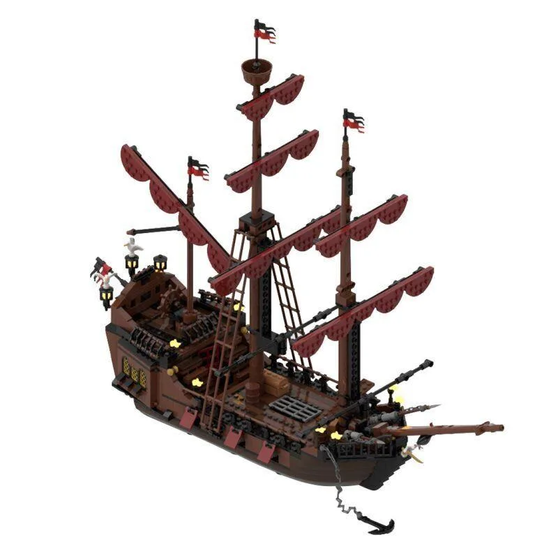 ZITIANYOUBUILD ZITIANYOUBUILD Custom MOC-116561 Loup de Mer Pirate Ship 1089+ Parts — product photo