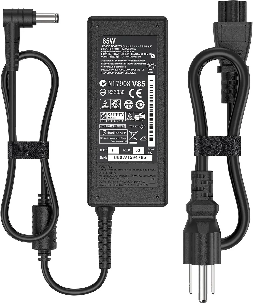 BASEUS BASEUS 19V 3.42A 65W AC Adapter 5.5x2.5mm — product photo
