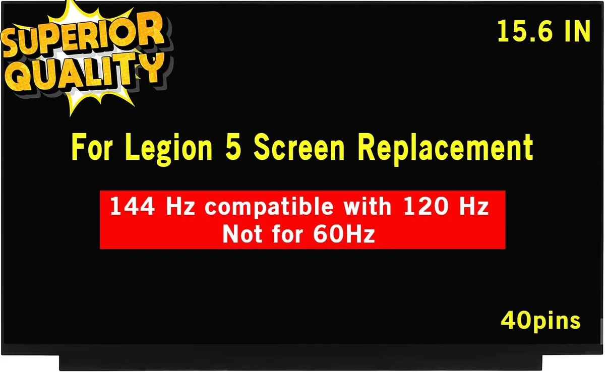 NUOLAISUN NUOLAISUN 15.6" 1920x1080 IPS 40Pin 144Hz laptop screen — product photo