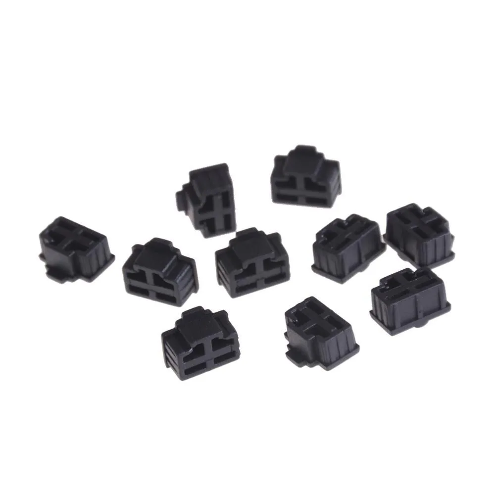 Ruth's sister Ruth's sister RJ45 Anti Dust Cover Cap Protector Plug 10 Pcs Black — product photo