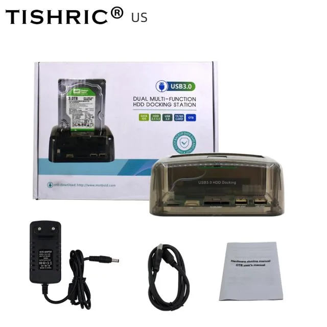 Hetai Tech Hetai Tech SATA IDE Dual Dock USB 2.0 eSATA 2.5/3.5 — product photo