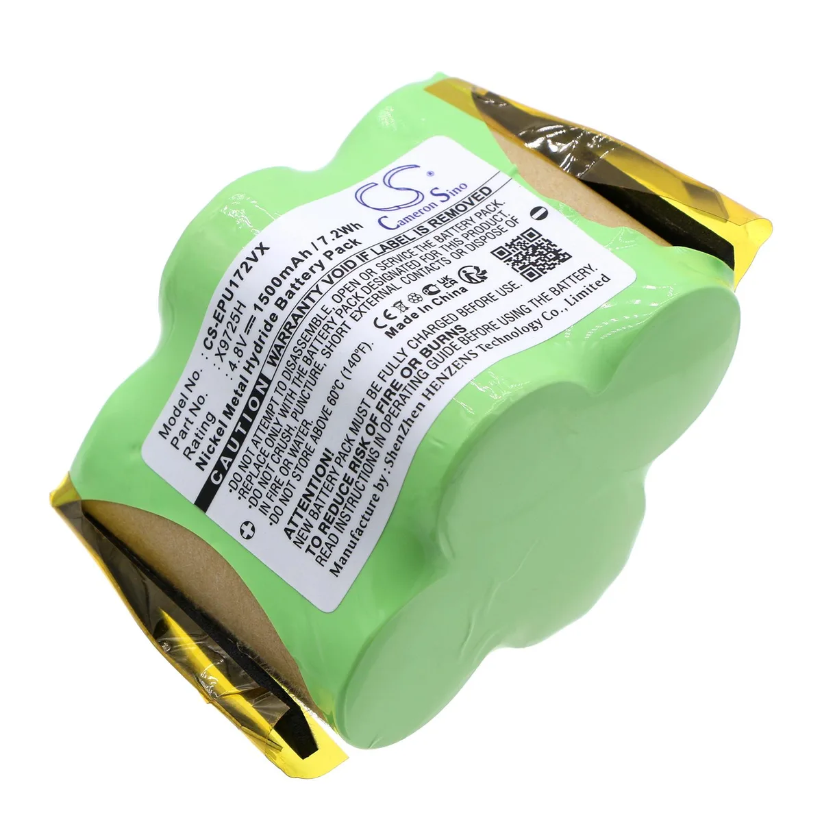 Estry Estry V1725H 4.8V 1500mAh standard battery — product photo