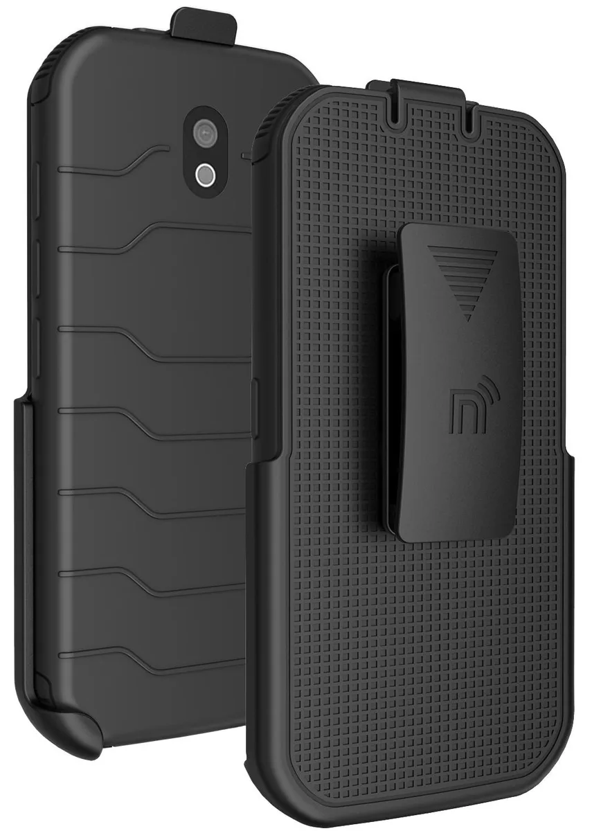 Nakedcellphone Nakedcellphone Belt Clip Holster with Stand for CAT S42 H+ 13-Position Clip — product photo