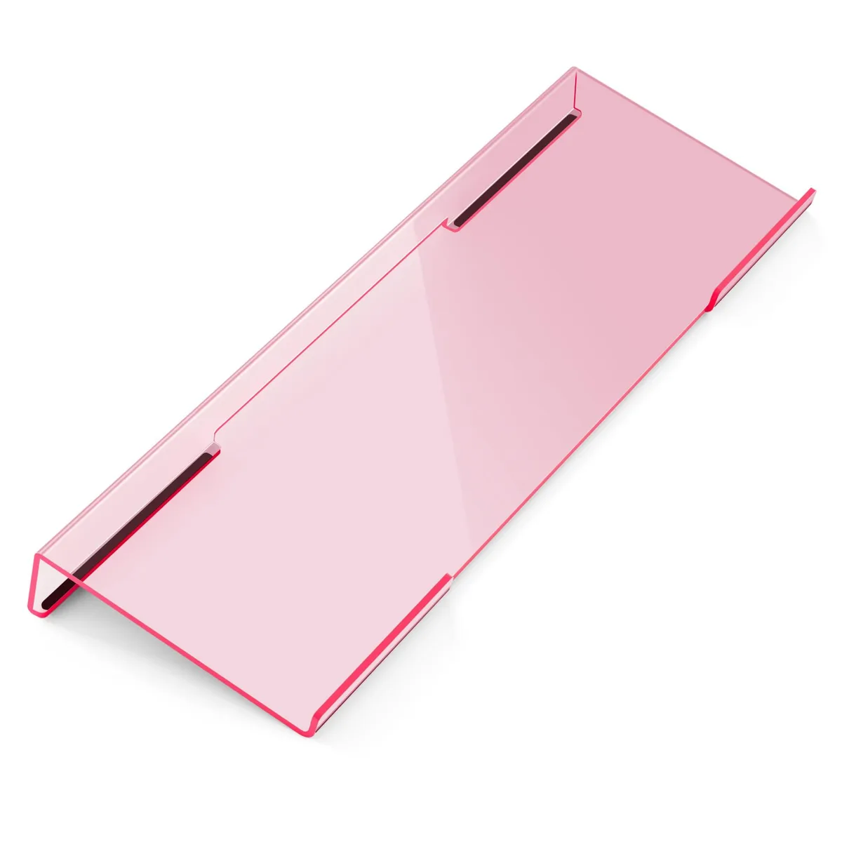  Keychron 001 Keyboard Stand Clear Pink 16.8"L × 5.1"W × 1.46"H — product photo