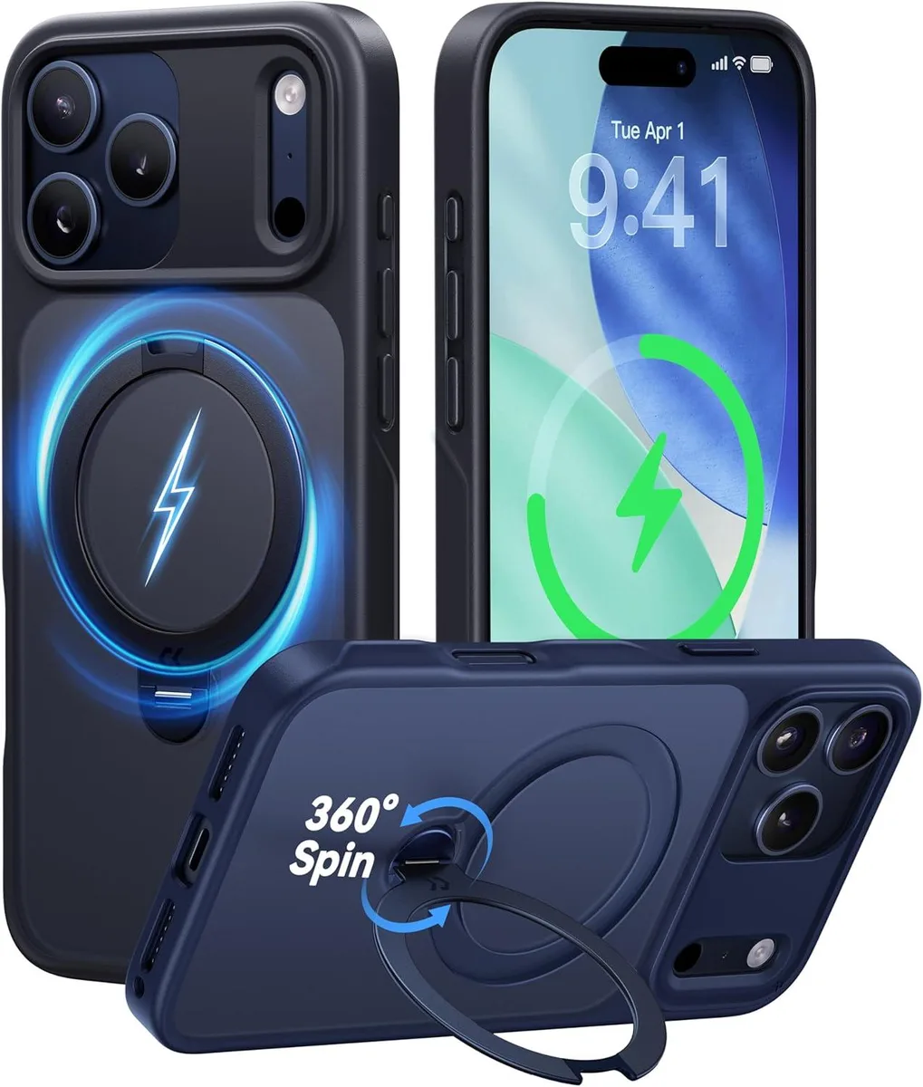 Transcend Transcend 17 Pro Case 6.3 Inch 360 Spin Magnetic Stand Black — product photo