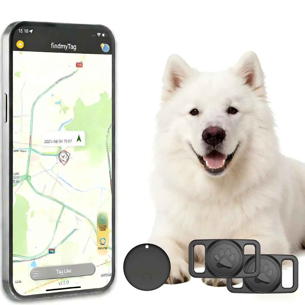  PAW Pet Tracker for Android Multi-Color 1trackr+2case — product photo