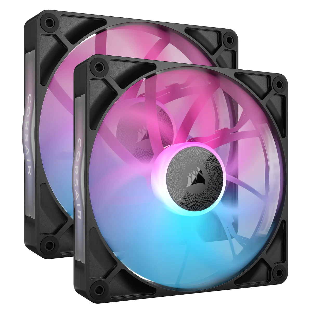 Corsair Corsair CO-9051020-WW iCUE LINK RX140 RGB 140mm PWM case fan dual pack — product photo