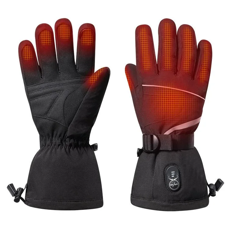 QGeeM QGeeM Heated Mittens Small Black 7.4V 2200mAh — product photo