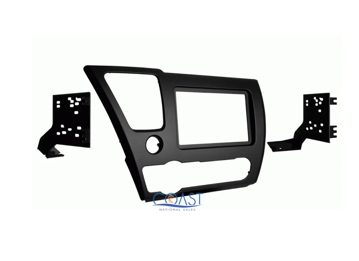 METRA METRA 95-7882B Double DIN Dash Kit 2013-15 Honda Civic Black car electronics accessory — product photo