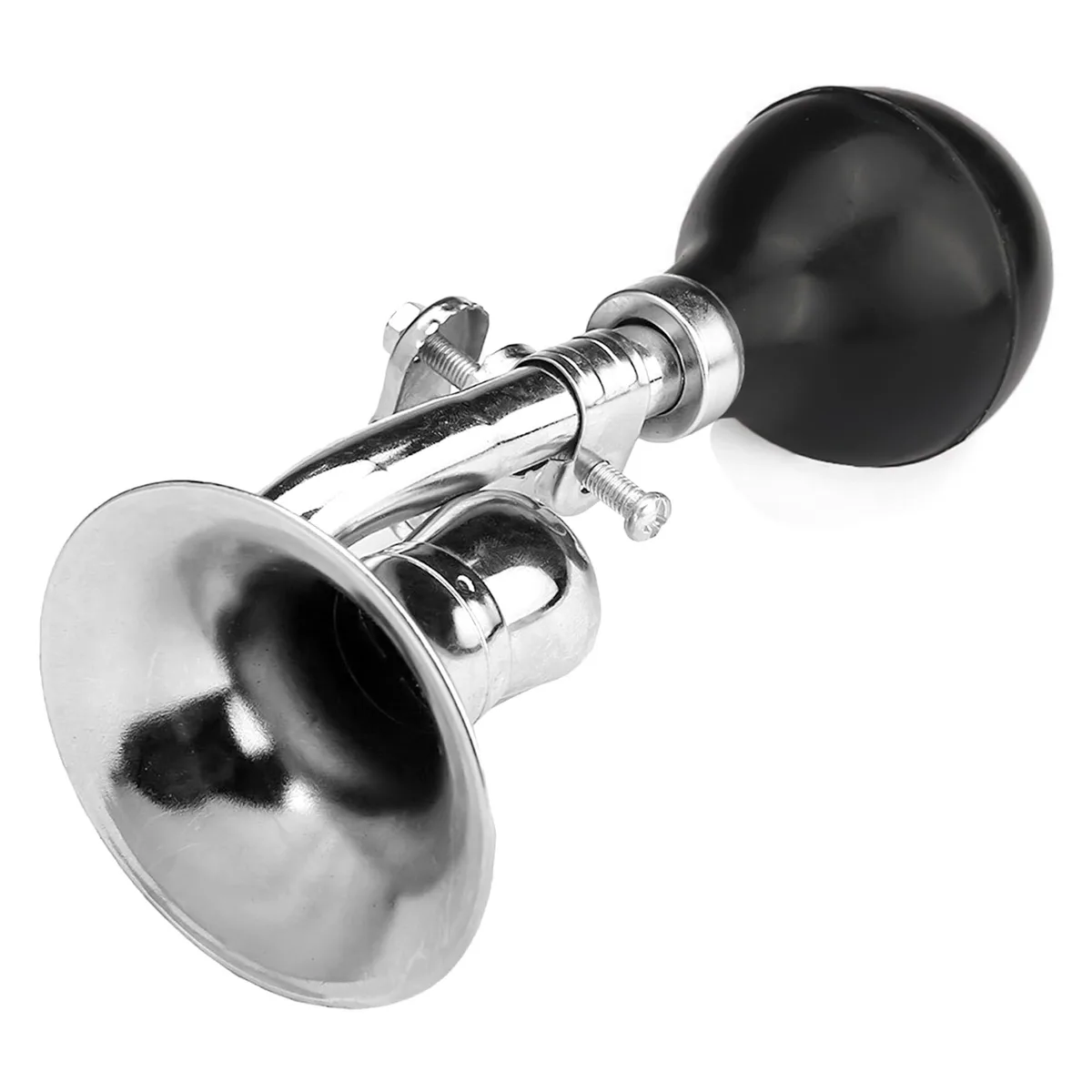  Coolrunner Bugle Horn Retro Clown Horn Silver 18cm — product photo