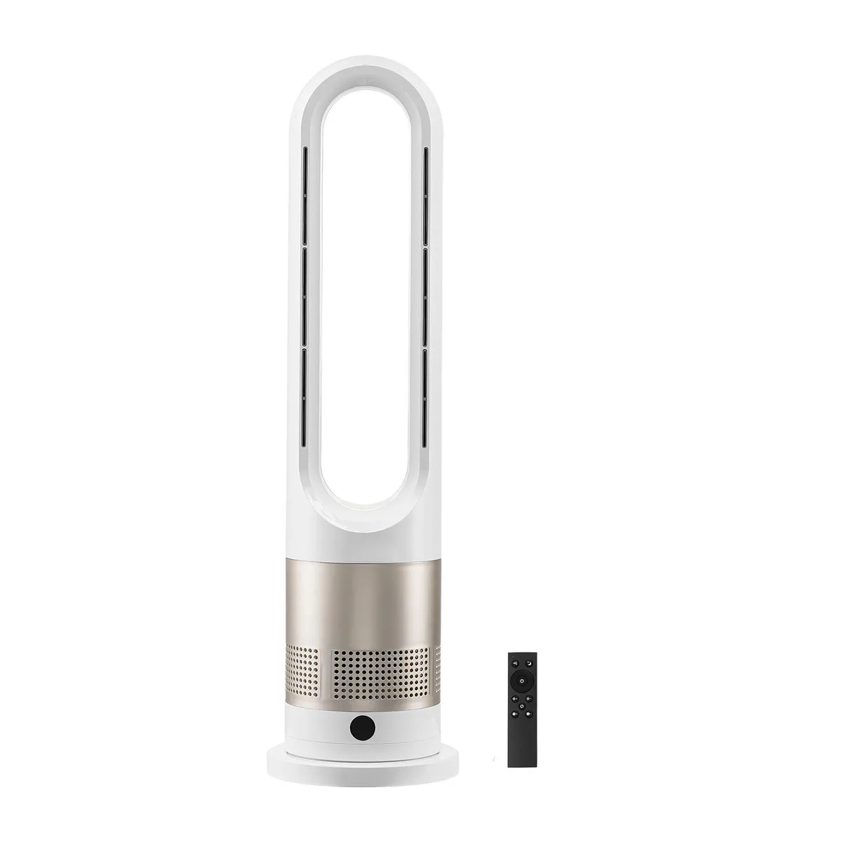 VEVOR VEVOR Bladeless Tower Fan 26 in 16 ft/s 80° Oscillation Heating Cooling 30W 1200W 55dB Remote — product photo