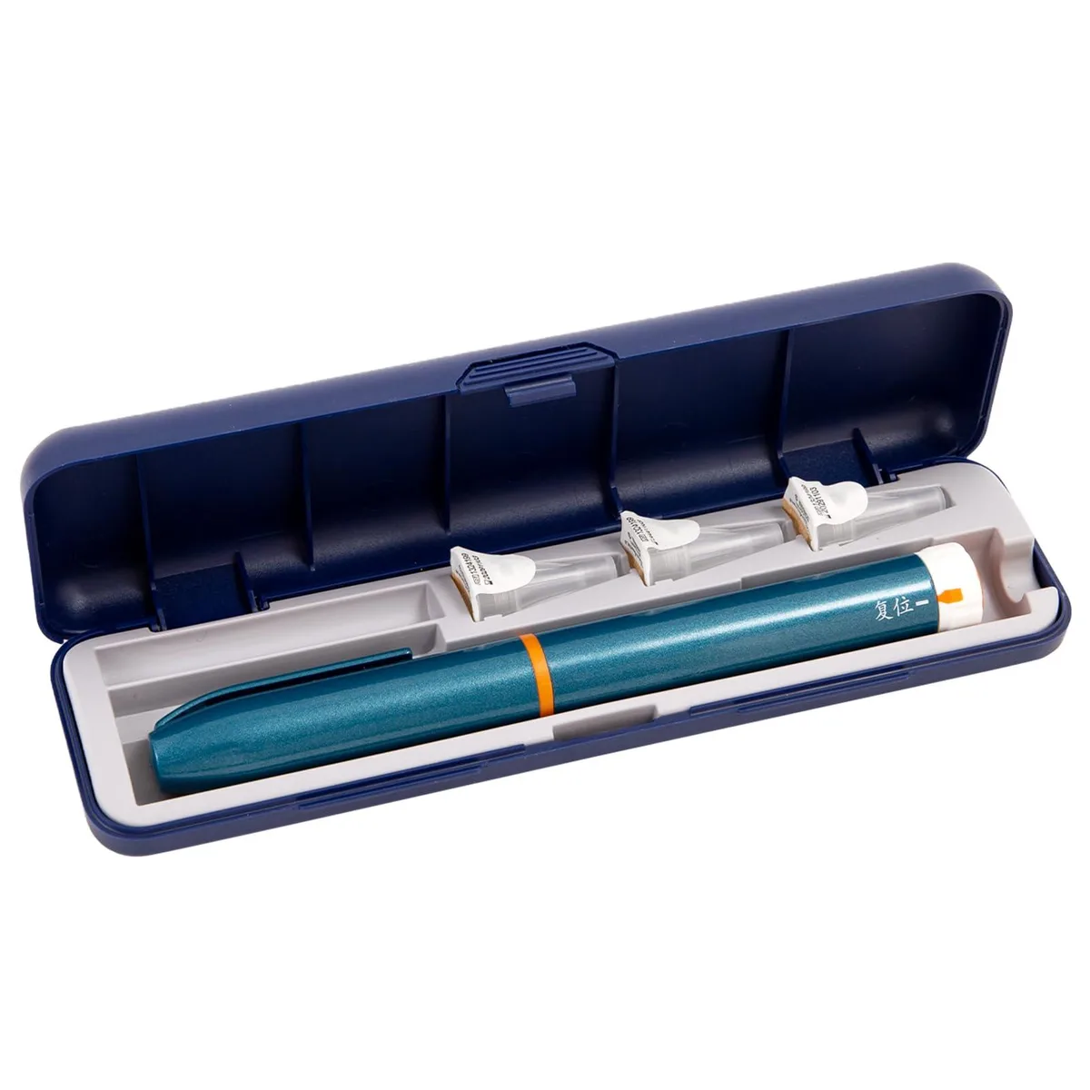  FDFuZhao Insulin Pen Travel Case Classic 7.6 in x 2.0 in x 1.0 in — product photo