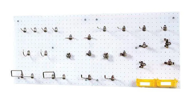 TRITON PRODUCTS LLC TRITON PRODUCTS LLC DURAHOOK 990-S White Pegboard Panel Kit 22 in — product photo