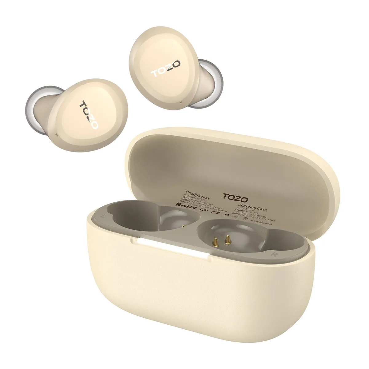 TOZO Store TOZO Store A1 Wireless Earbuds Champagne Gold — product photo