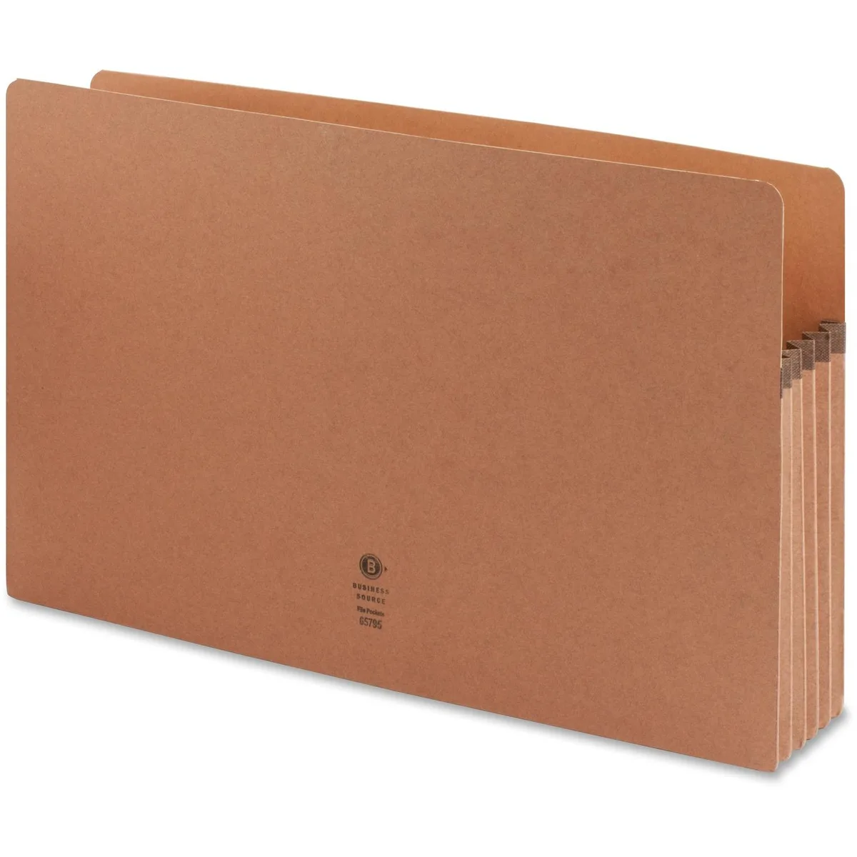 Business Source Business Source 65795 Accordion Expanding File Pocket Redrope 10 Pack 5.25 Expansion — product photo