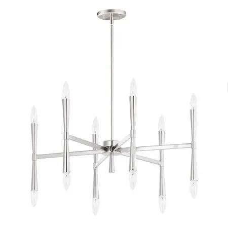 Maxim Mfg. Maxim Mfg. 24626SN Rome 12-Light Chandelier — product photo