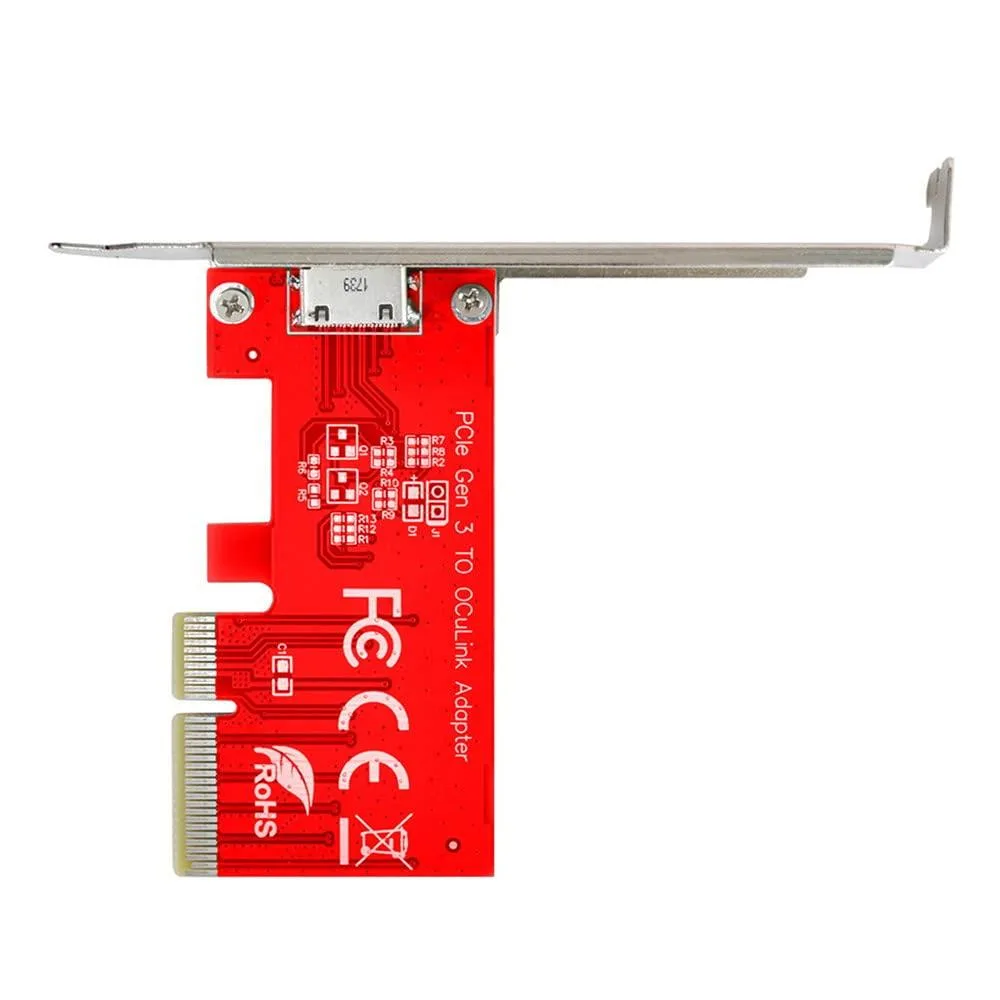 LORDWORLD LORDWORLD PCIe 3.0 x4 to OCuLink SFF-8612 Host Adapter with Bracket — product photo