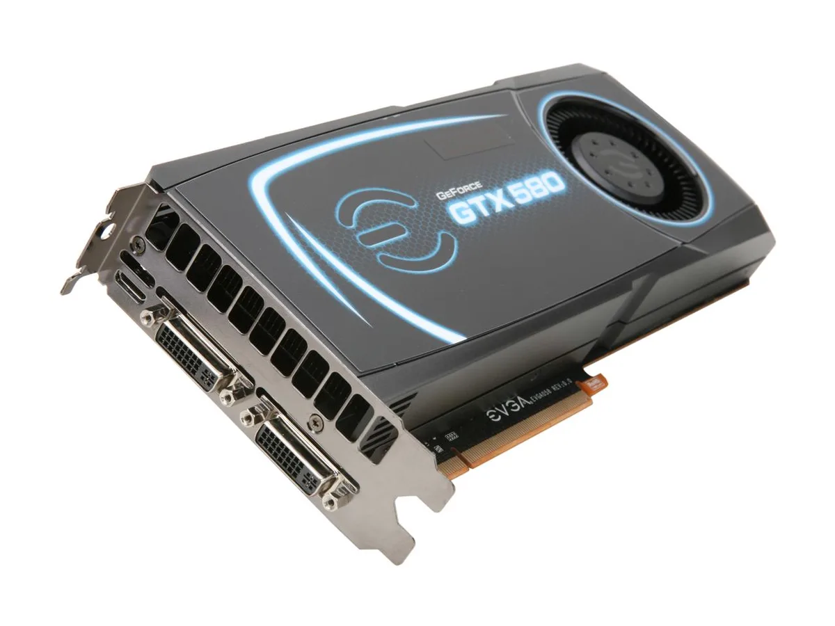 EVGA EVGA GeForce GTX 580 015-P3-1580-TR 1536MB GDDR5 graphics card — product photo