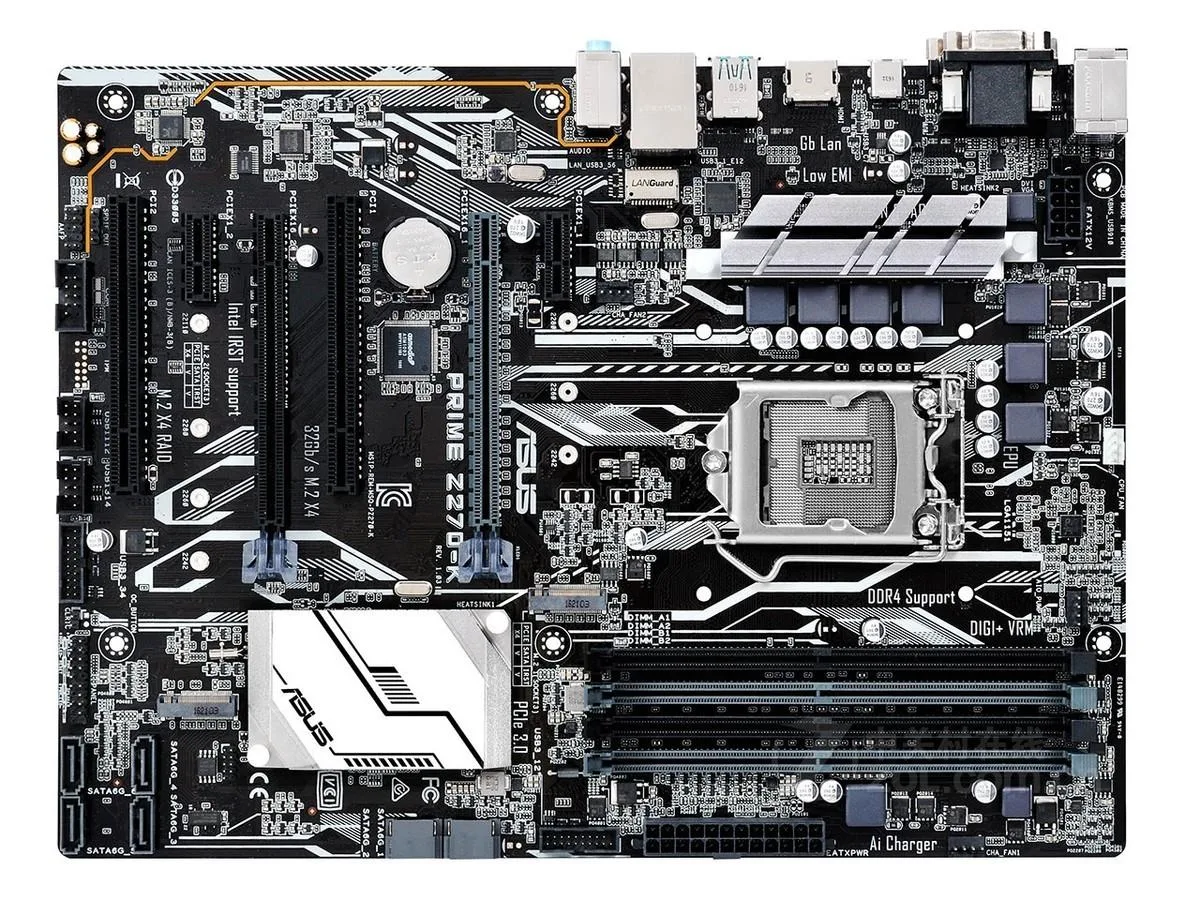 ASUS ASUS PRIME Z270-K Intel motherboard DDR4 64GB ATX — product photo