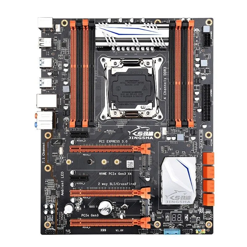 WMtec WMtec X99 server motherboard E5 2678 V3 DDR3 32GB NVME 256GB — product photo