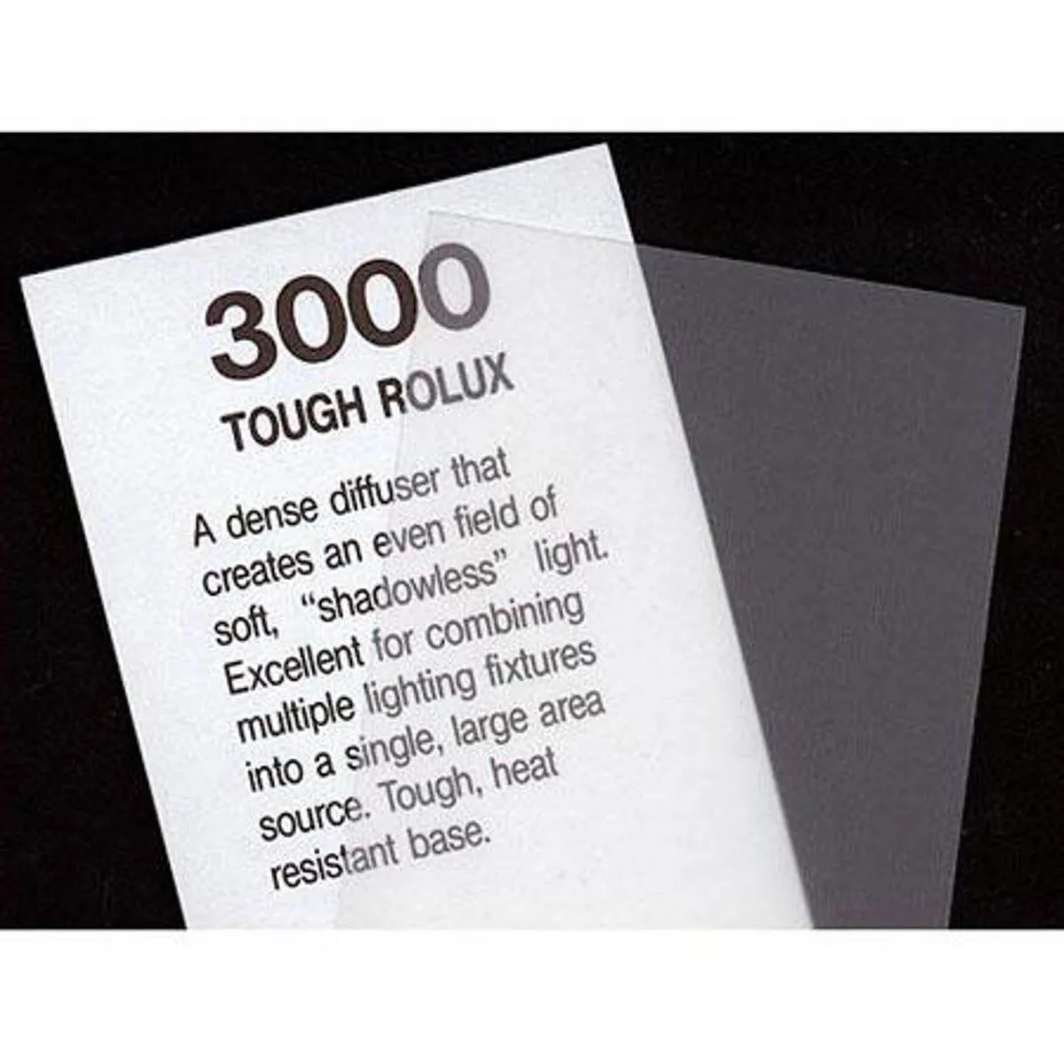 Rosco Rosco Cinegel #3000 Tough Rolux Diffusion Filter 48in x 25ft Roll — product photo