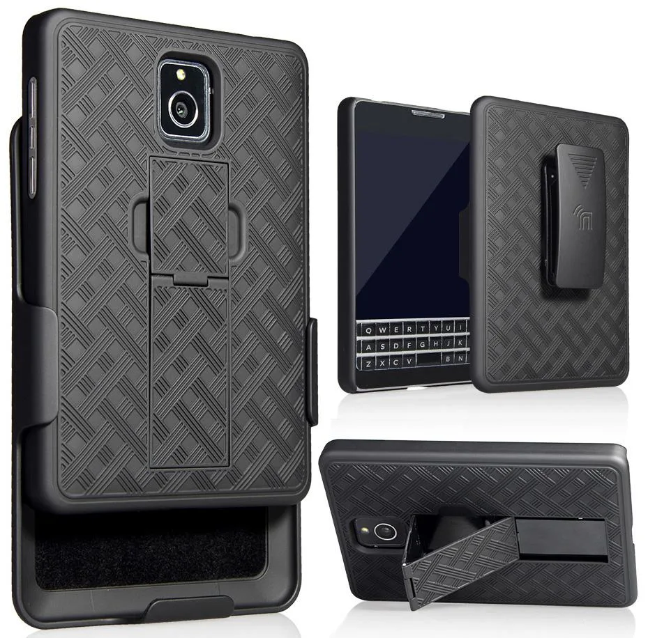Nakedcellphone Nakedcellphone Kickstand Case + Holster Combo for AT&amp;T BlackBerry Passport SQW100-3 — product photo