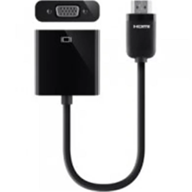 Belkin Belkin F2CD058 HDMI to VGA + 3.5 mm Audio Adapter 1080p 5 ft Black — product photo
