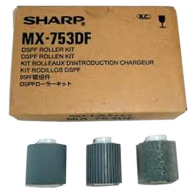 Sharp MX753DF genuine toner kit with rollers and cleaning web 100K yield