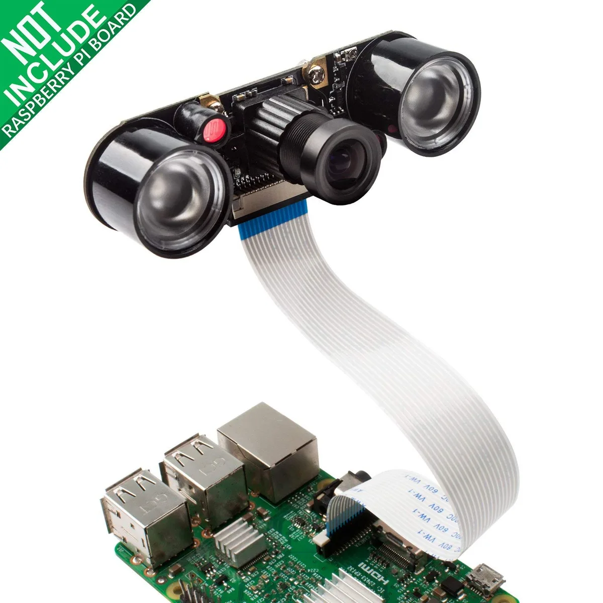 Werleo Werleo 5MP 1080p OV5647 Night Vision Camera Module with FFC Cable — product photo