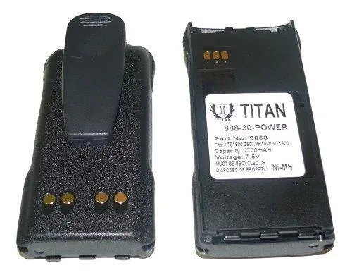 BatteryJack inc. BatteryJack inc. 2x 7.5V 2700mAh Ni-MH Battery for Motorola XTS1500 XTS2500 — product photo