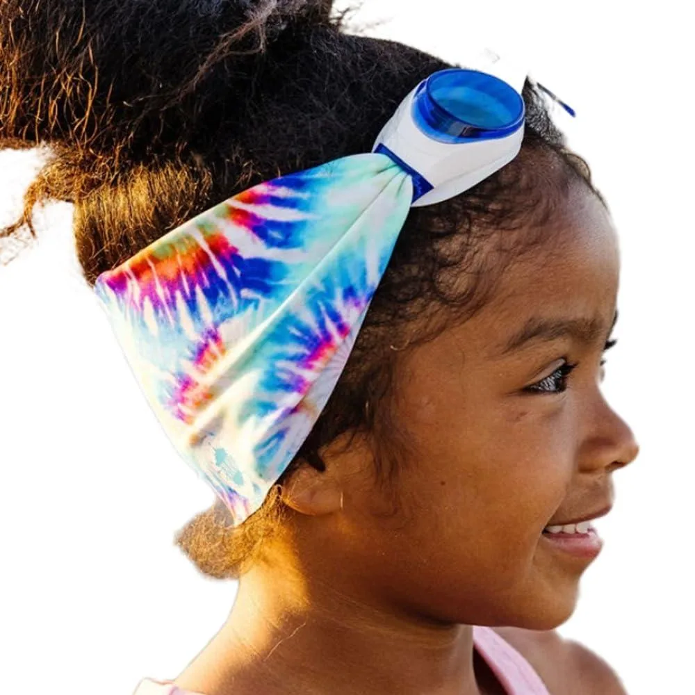 Splash Place Kids Swim Goggles Fabric Strap Tie Dye — product photo