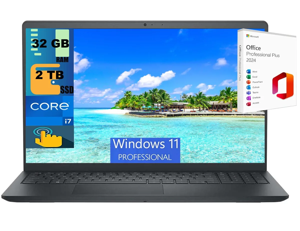 DELL DELL Inspiron 15 laptop i7-1355U 32GB 2TB 15.6" FHD touch — product photo