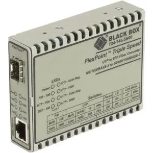 Black Box Corporation Black Box LMC1017A-SFP SFP transceiver 10/100/1000Base-T 100/1000Base-X — product photo