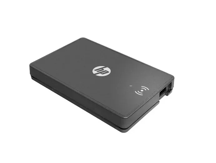 Small black HP RFID card reader X3D03B
