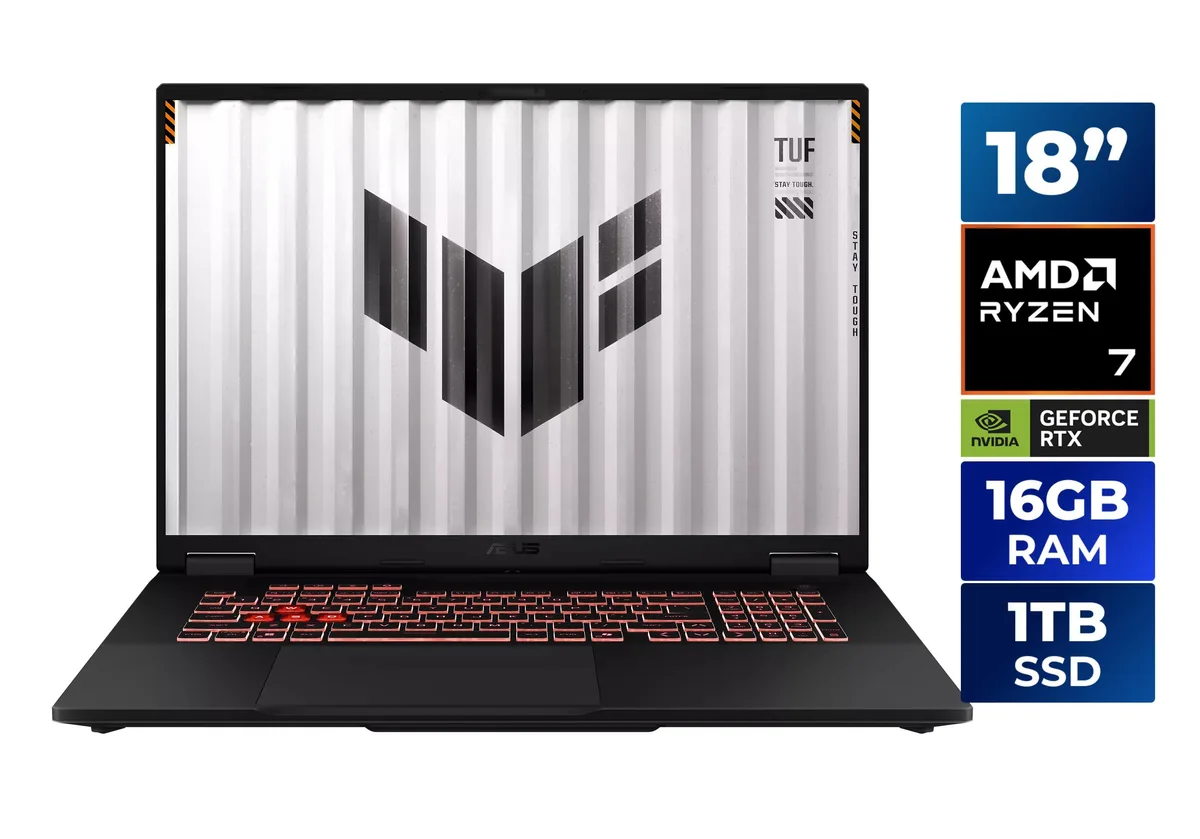 ASUS ASUS TUF FA808UM-IS74-R Ryzen 7 260 RTX 5060 16GB DDR5 1TB gaming laptop — product photo