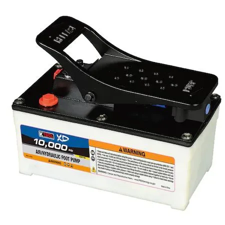 K Tool International K Tool International HJ3501 Air Hydraulic Foot Pump Nylon Case — product photo