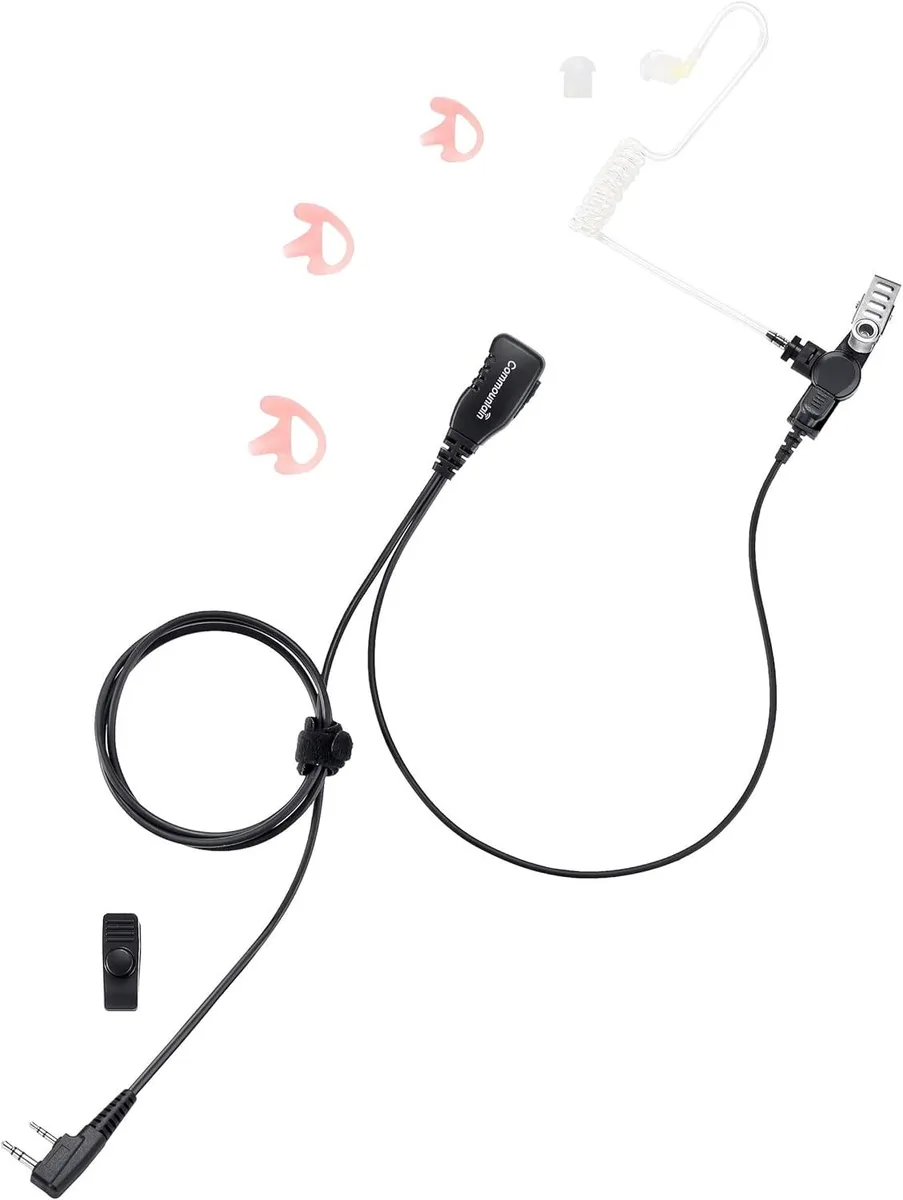 usbroway usbroway Acoustic Tube Earpiece for Kenwood Two-Pin Radios — product photo