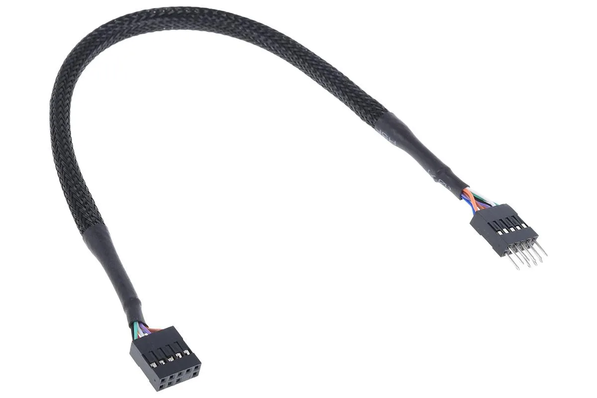 Phobya Phobya HD Audio Extension Cable Female/Male 30cm Black internal power cable — product photo