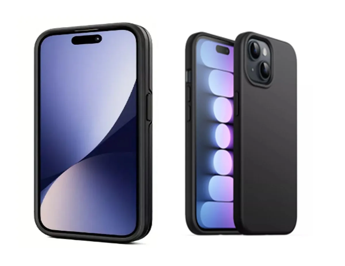 Fashion Fashion Saitong Silicone Case for iPhone 15 Orange — product photo