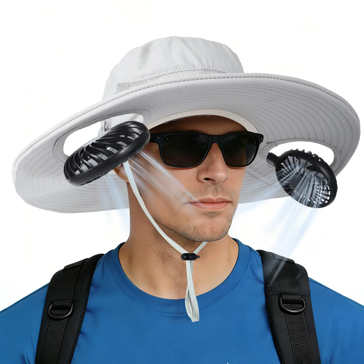 Fan Hat F23-H12 2000mAh 3.5-5h Black — product photo