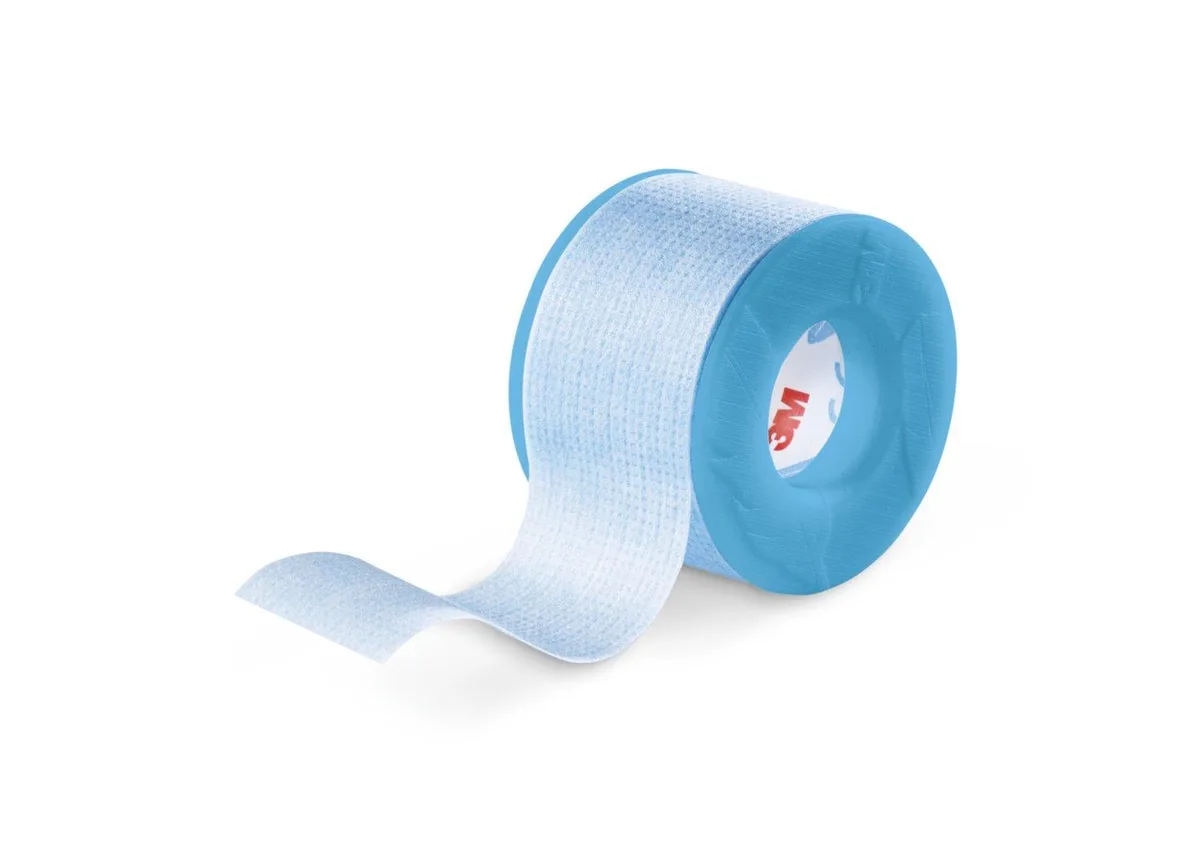 Clear silicone tape roll, one inch wide, five point five yards long