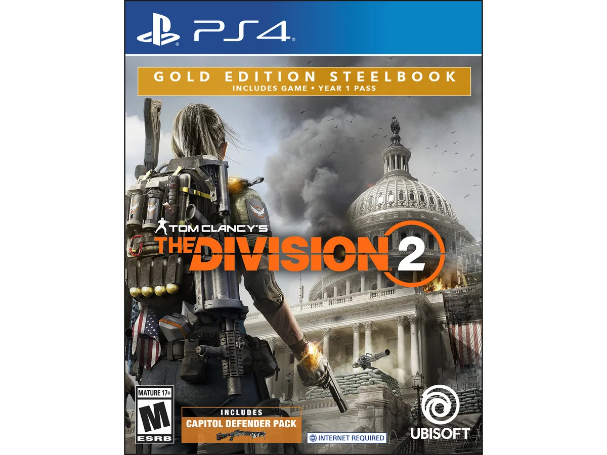 Ubisoft Ubisoft Tom Clancy's The Division 2 Gold Steelbook Edition ps4 video game — product photo