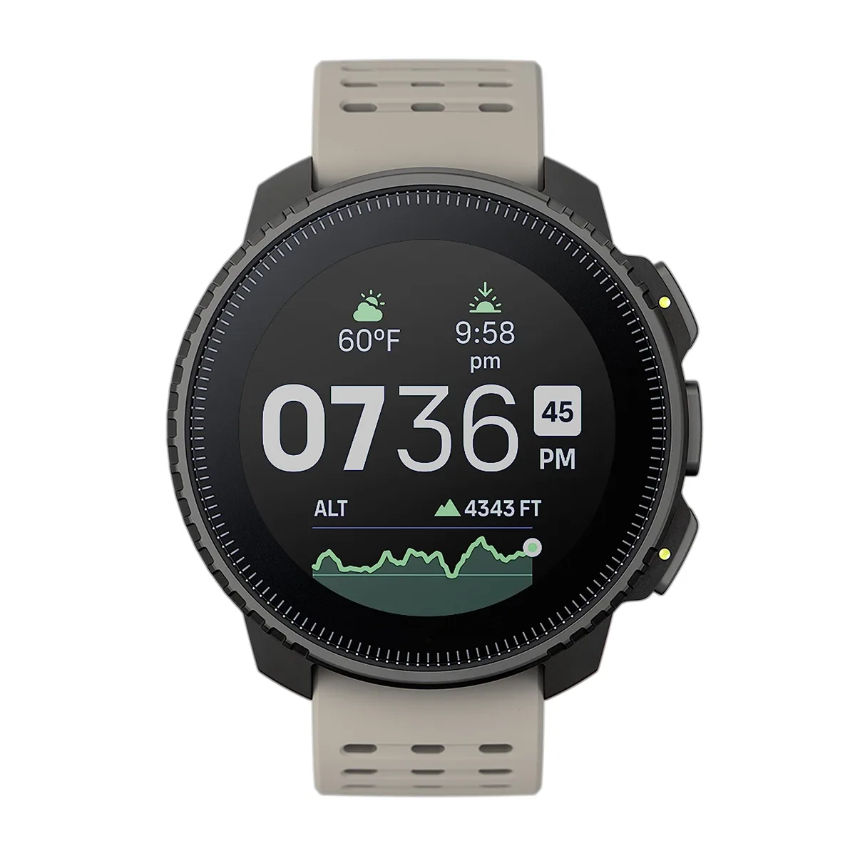 Suunto Suunto Vertical Adventure GPS Watch 49mm Black/Sand wearable technology — product photo