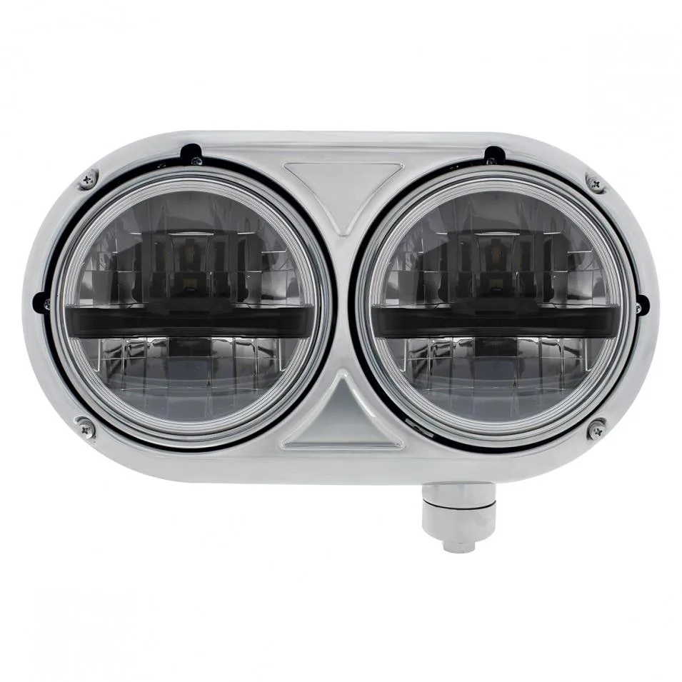 United Pacific Industries United Pacific Industries 5.75" Dual Black LED Headlight Peterbilt 359 Passenger 32786 — product photo
